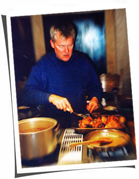 Chef Steve cooking